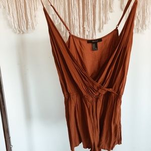 Burnt Orange Romper